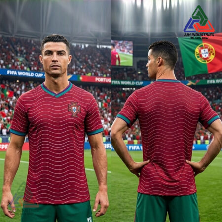 [Ready Stock] Portugal (FPF) Football Jersey World Cup 2026 Sublimation Print High Quality and Comfortable Unisex