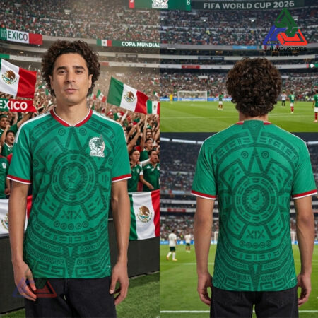 [Ready Stock] Mexico Football Jersey World Cup 2026 Sublimation Print High Quality and Comfortable Unisex